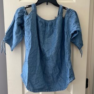 Madewell Chambray Top
